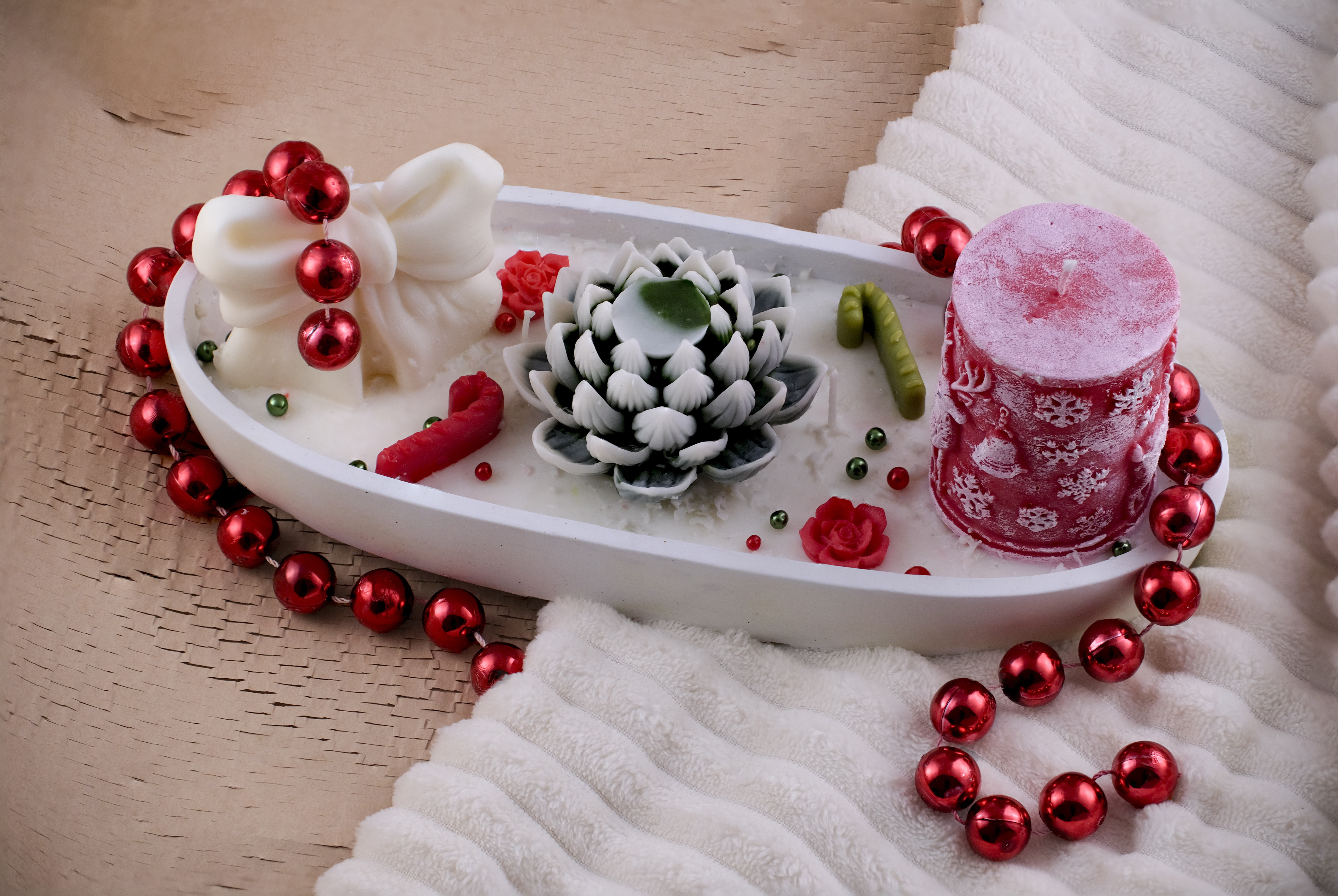 Frosted Garden Elegance